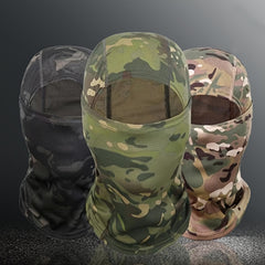 Camouflage Neck Cover Summer Riding Headgear Ice Silk Dustproof Sunscreen