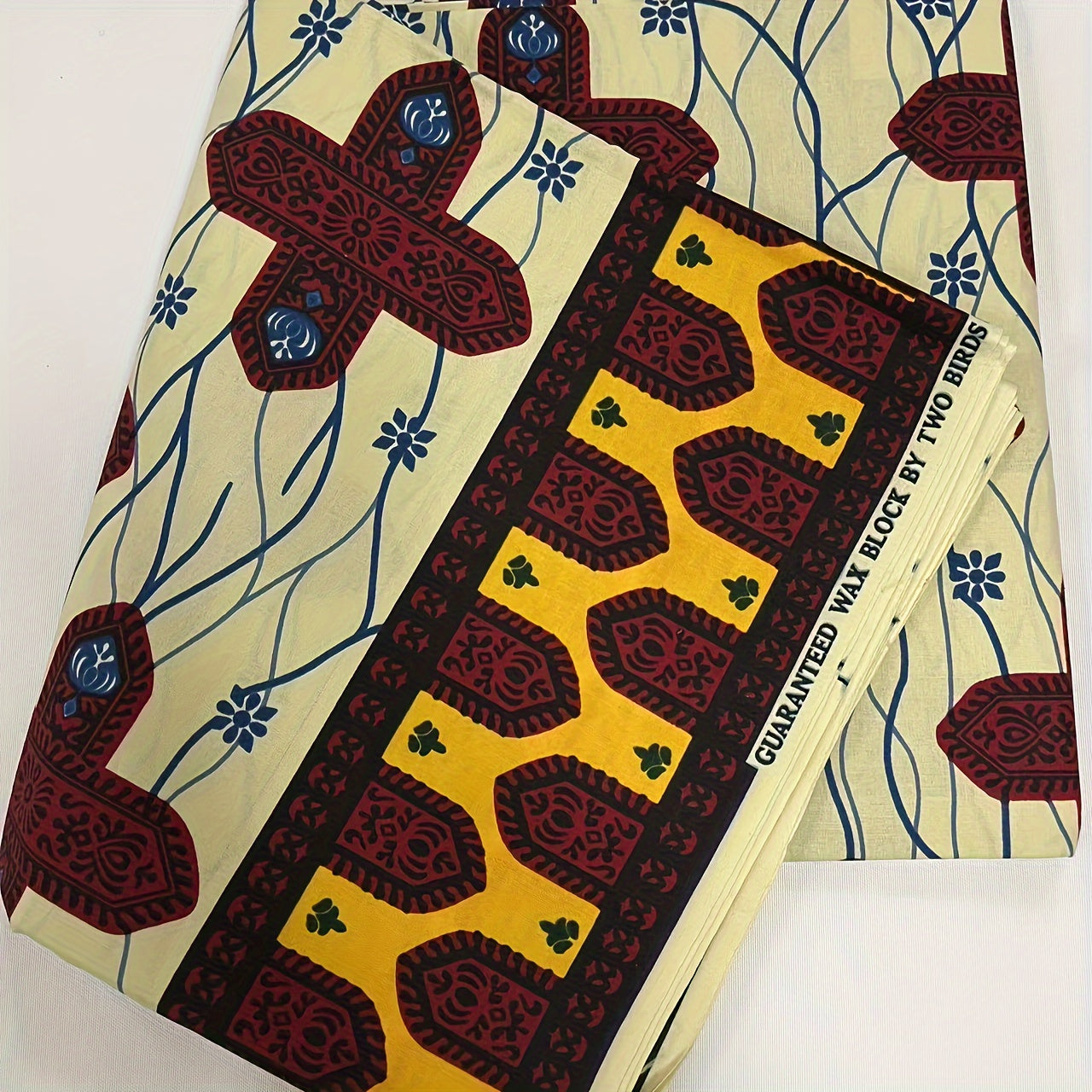 1pc 100 Cotton Ankara Fabric African Ethnic Batik Printed Fabric
