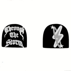 Y2K Candy Beanie Hip Hop Hat Reversible Knitted Warm Skull Cap