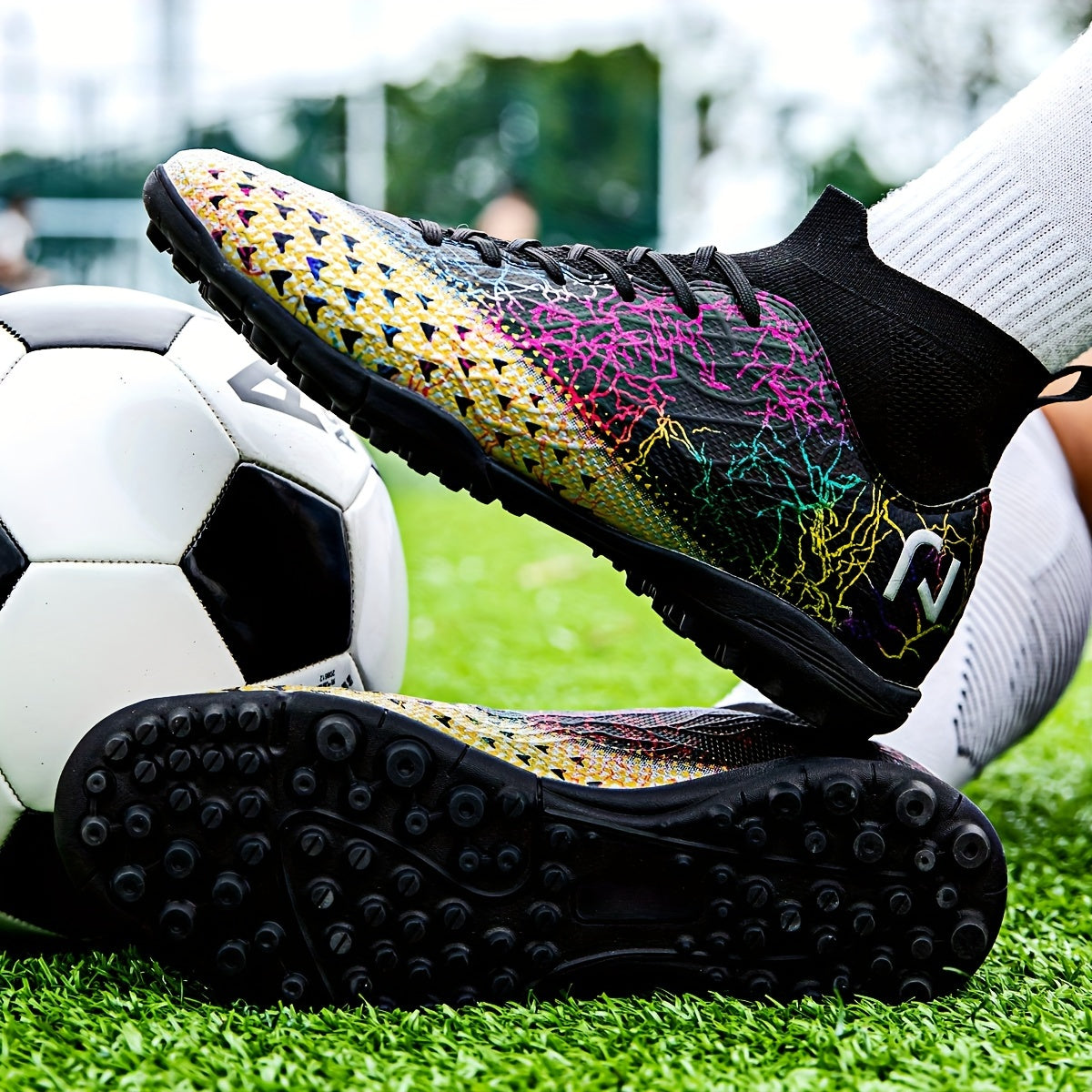 Pro Soccer Shoes Firm Ground Breathable Football Shoe