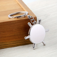 Portable Compass Keychain Car Key Ring Birthday Gift