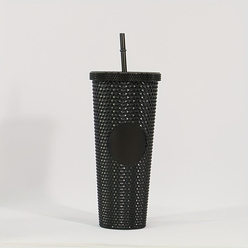 710ml Plastic Straw Water Cup Leakproof Bottle for Outdoor Camping