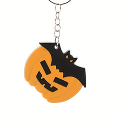 6pcs Halloween Pumpkin Small Pendant Pumpkin Light Ghost Keychain