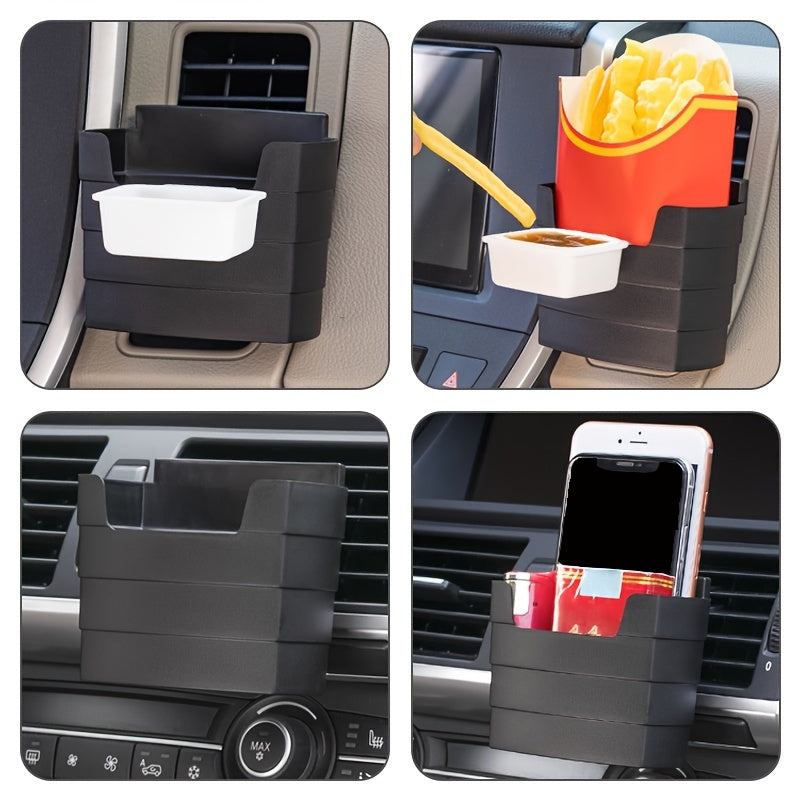 French Fry Holder Set with Dipping Cups - Car Cup Holder Accessori