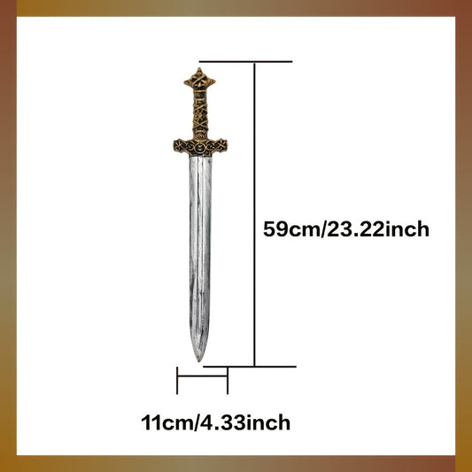 Medieval Knight Sword Halloween Cosplay Costume Accessory