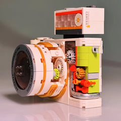 Camera Building Blocks Set Retro Style Collection Art Suitabl