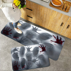 Horror Man Shadow Runner Rug Non-slip Halloween Decoration Mat