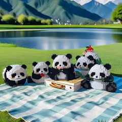 Panda Building Blocks National Treasure 3D Puzzle Toy for Adults