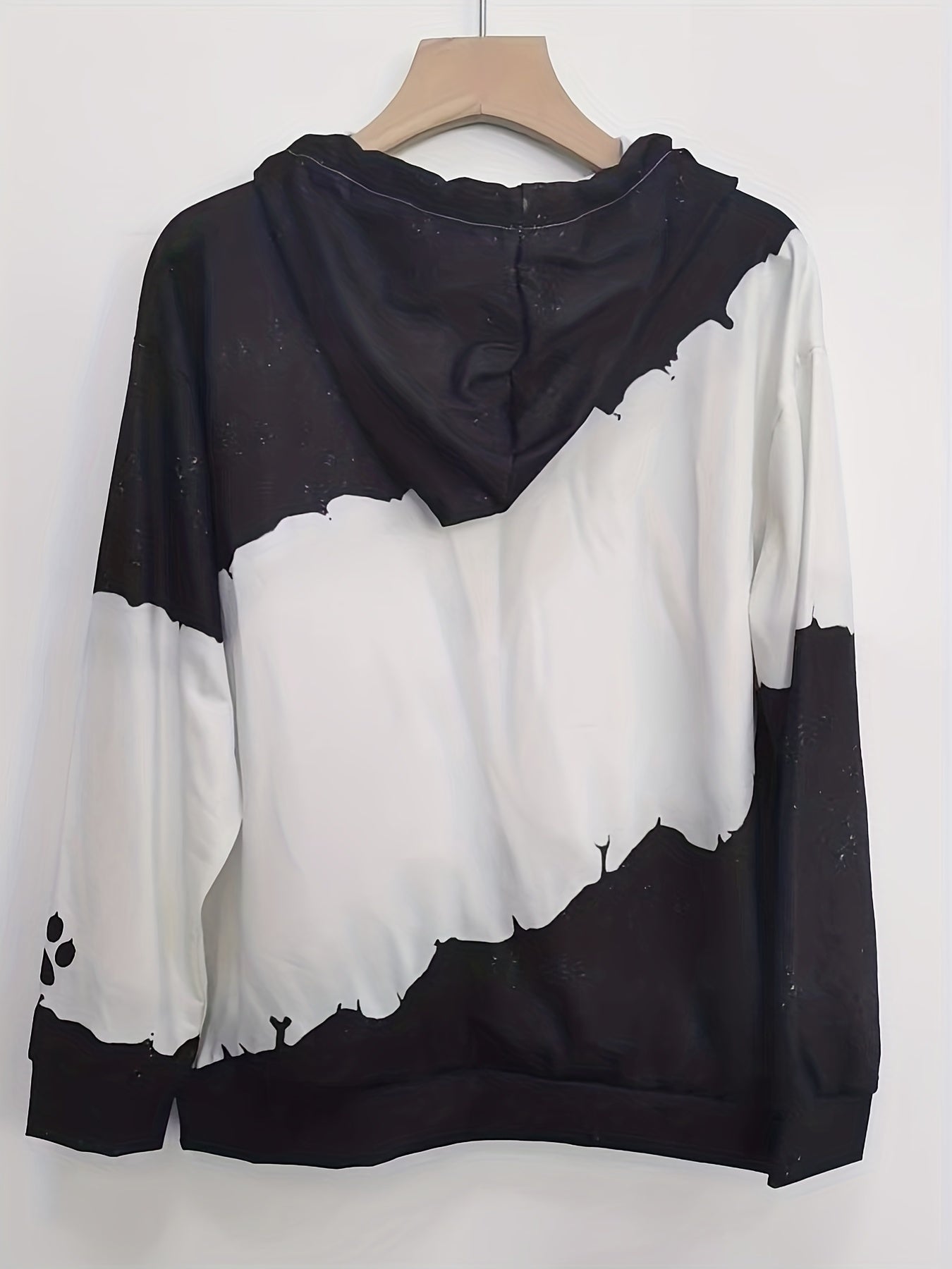 Paw & Heart Print Hoodie Women's Sweatshirt