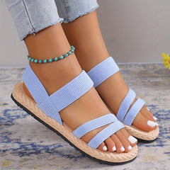 Women's Flat Sandals Ankle Strap Outdoor Shoes