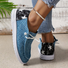 Women's Lightweight Casual Flat Sneakers Non-slip Shoes