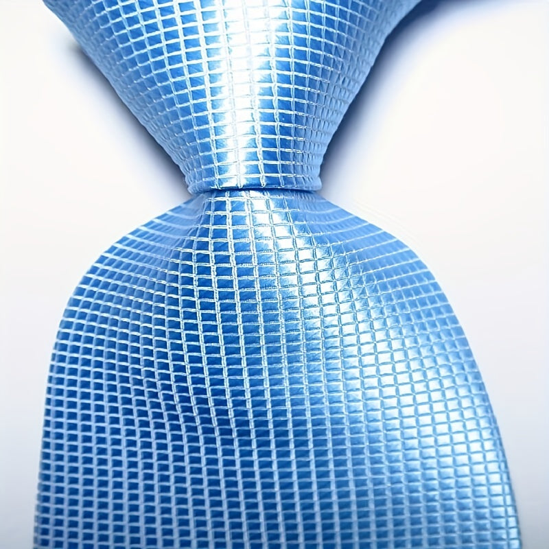 Men's Plaid Pattern Tie Multiple Colors