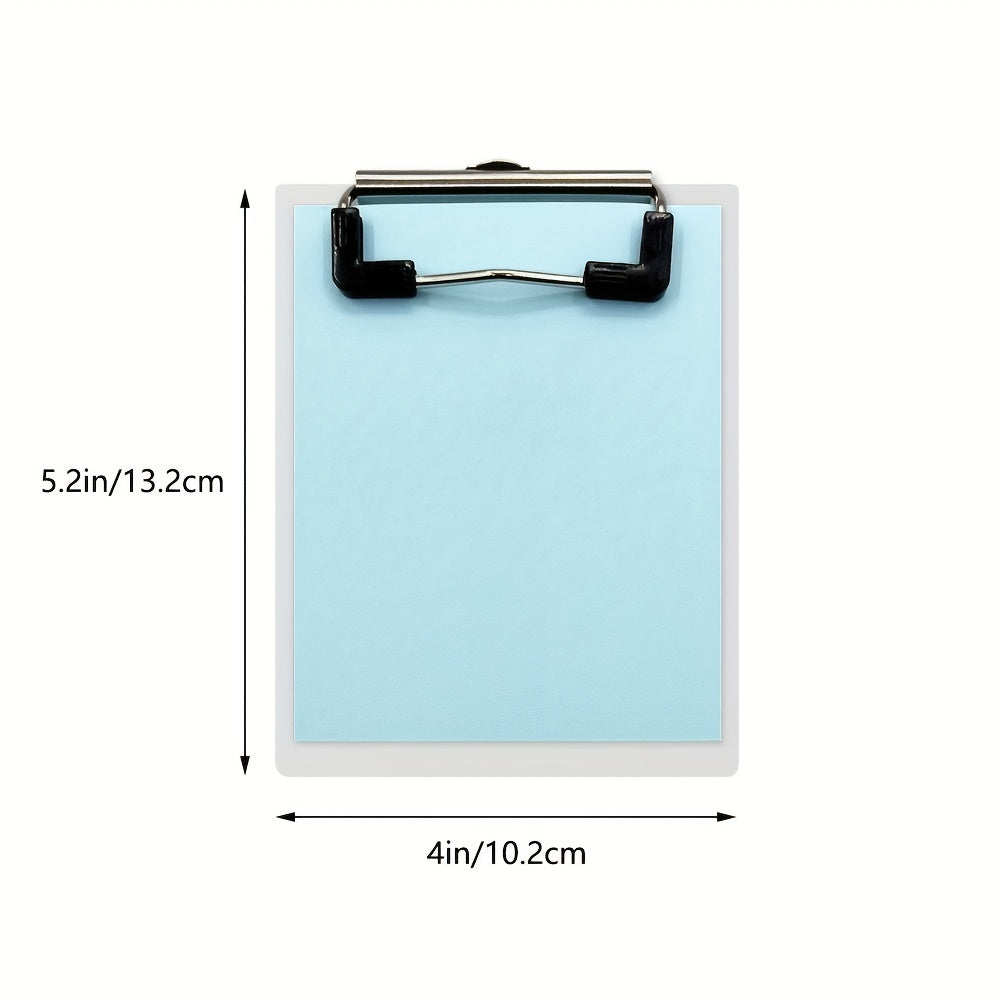 50 Sheets Mini Clipboard Notepads - Ideal for Nurses, Students, Office Use