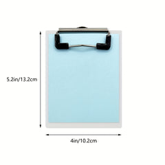 50 Sheets Mini Clipboard Notepads - Ideal for Nurses, Students, Office Use