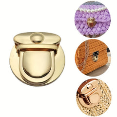 Shoulder Bag Twist Lock Metal Buckle Handbag Snap Clasps Lock