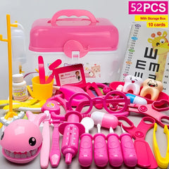 JETFLIP Kids Doctor Play Set with Stethoscope Syringe Medical Bag & Accessories