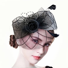 Women's Vintage Style Fascinator Hat Feathered Headwear