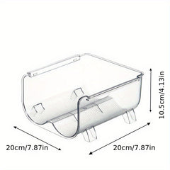 Transparent Mug Organizer for Refrigerator Kitchen