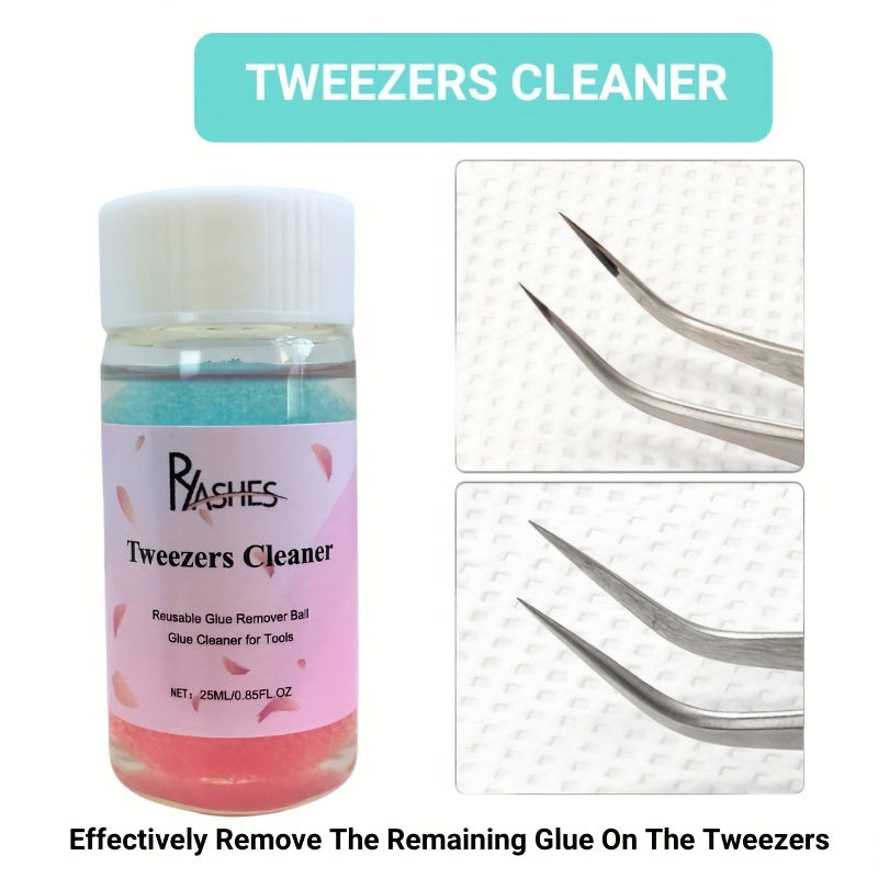 Eyelash Glue Cleaner Tool - Tweezers Cleaner Glue Remover