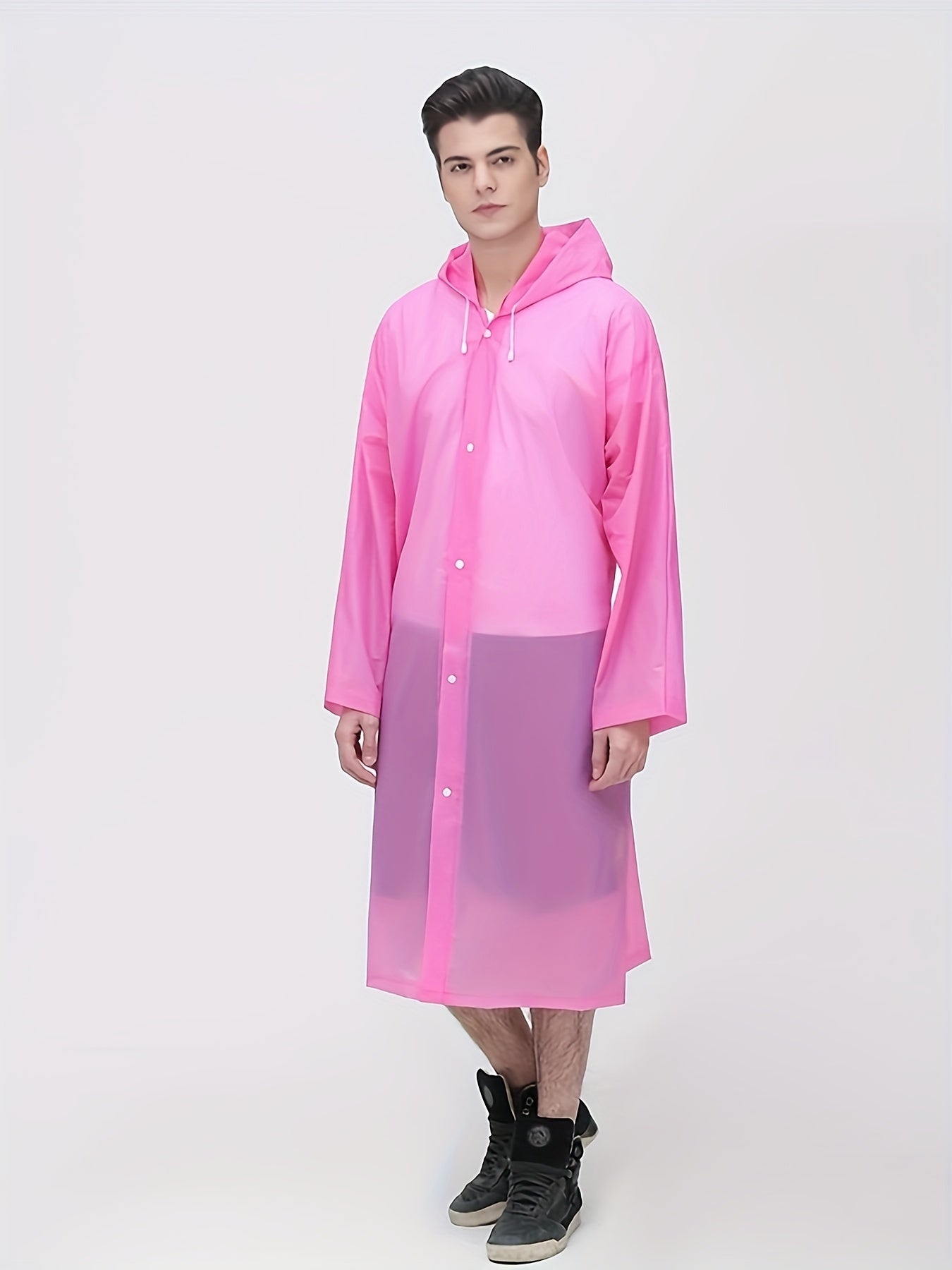 Unisex Outdoor Lightweight Poncho Raincoat for Hiking Camping Fishing