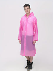 Unisex Outdoor Lightweight Poncho Raincoat for Hiking Camping Fishing