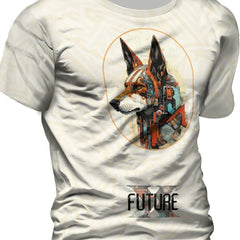 Fox & Letter 3D Print Men's Graphic Tee Short Sleeve Pullover Top