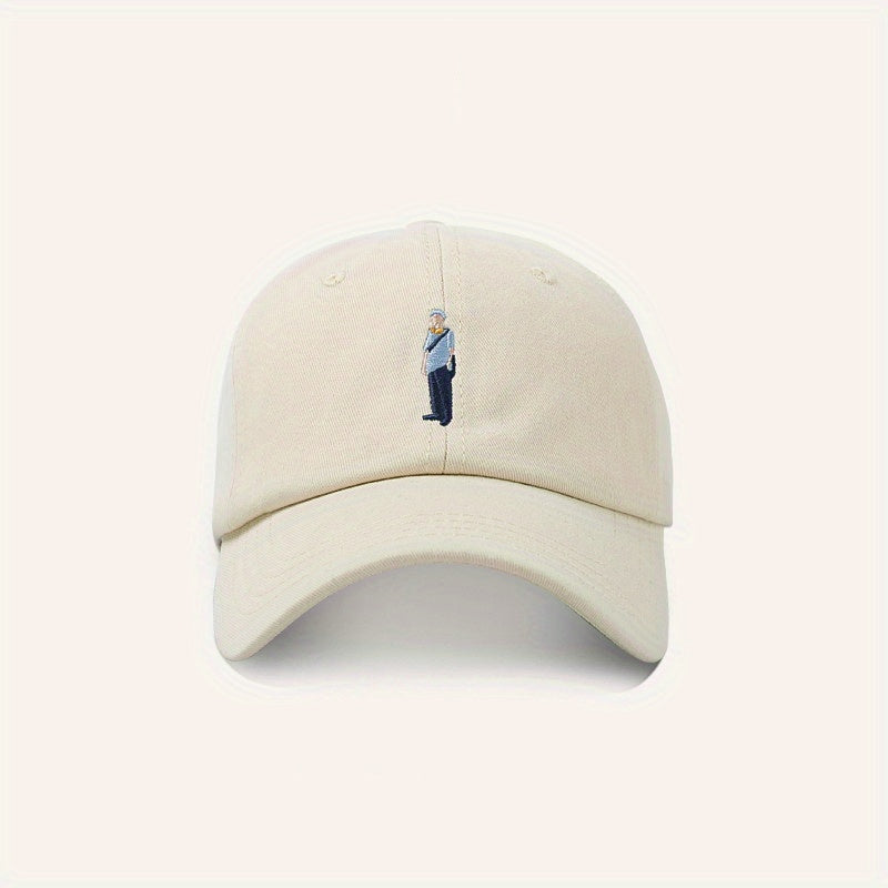 Cartoon Character Baseball Cap Embroidery Dad Hat for Women