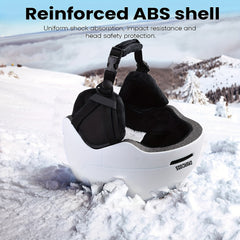 Adjustable Snowboarding Ski Helmet with Detachable Plush Cover