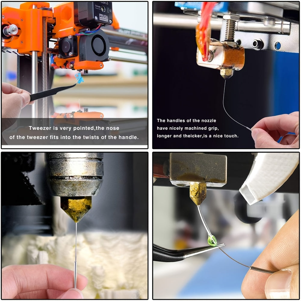 10pcs Wiper Nozzle Cleaning Needle 3D Printing Nozzle Cleaner