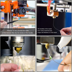 10pcs Wiper Nozzle Cleaning Needle 3D Printing Nozzle Cleaner