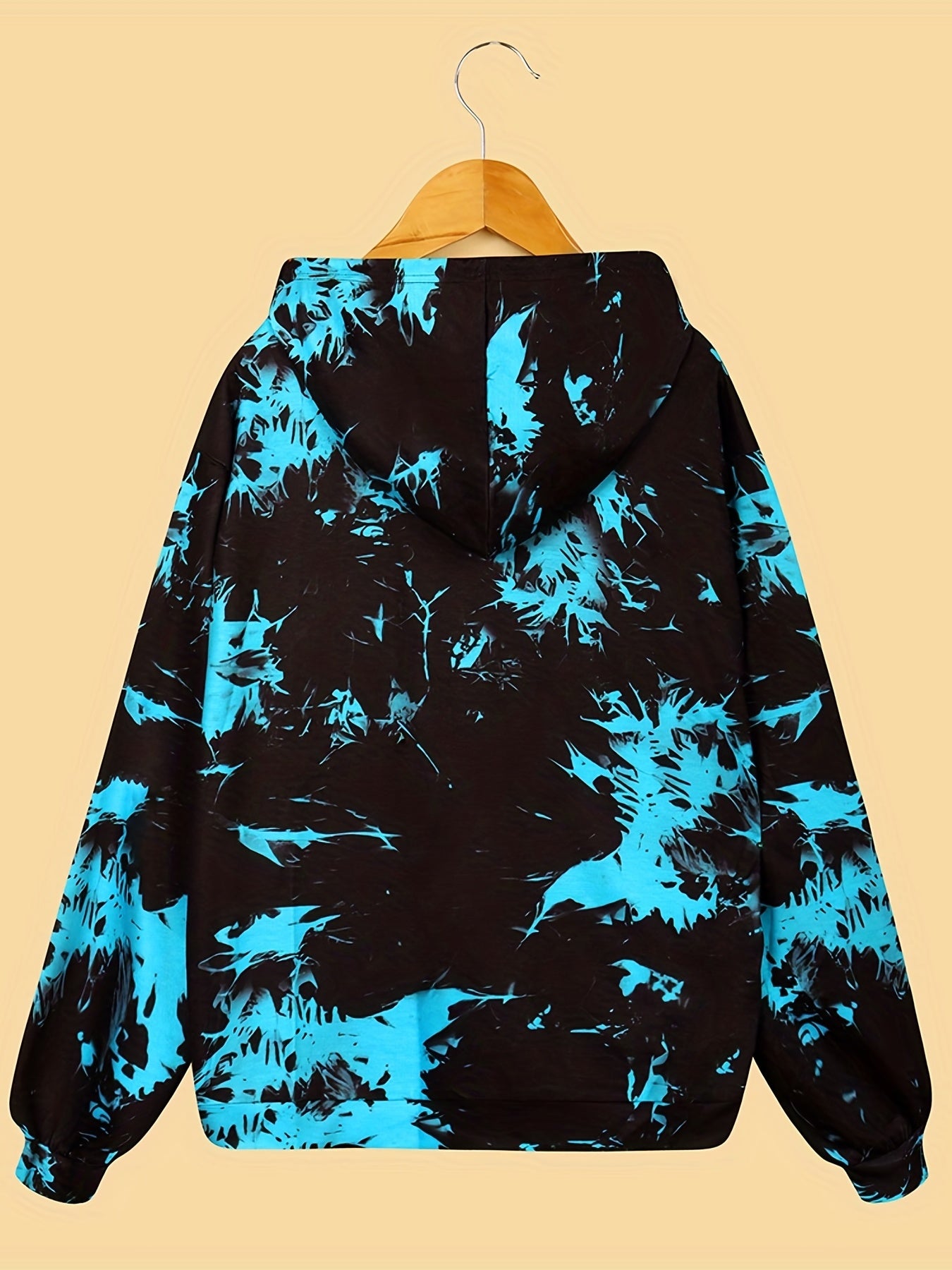Halloween Skeleton Graphic Long Sleeve Hooded Sweatshirt Women's Sports Hoodie