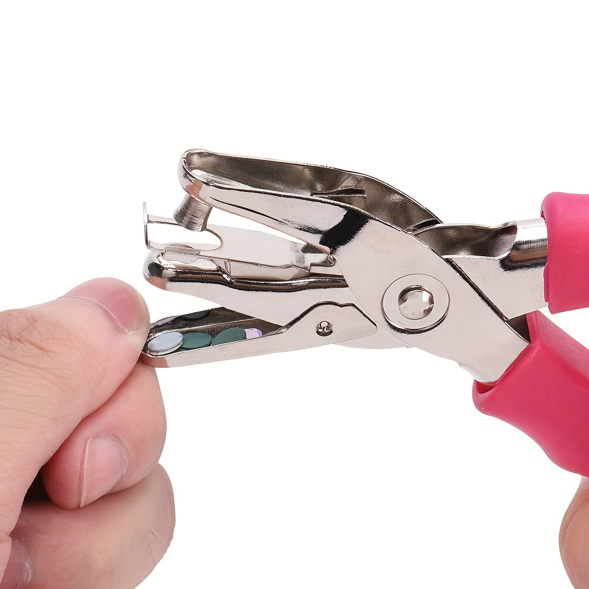 Handheld Hole Punch with Soft Grip - Perfect for Crafts, Cardstock