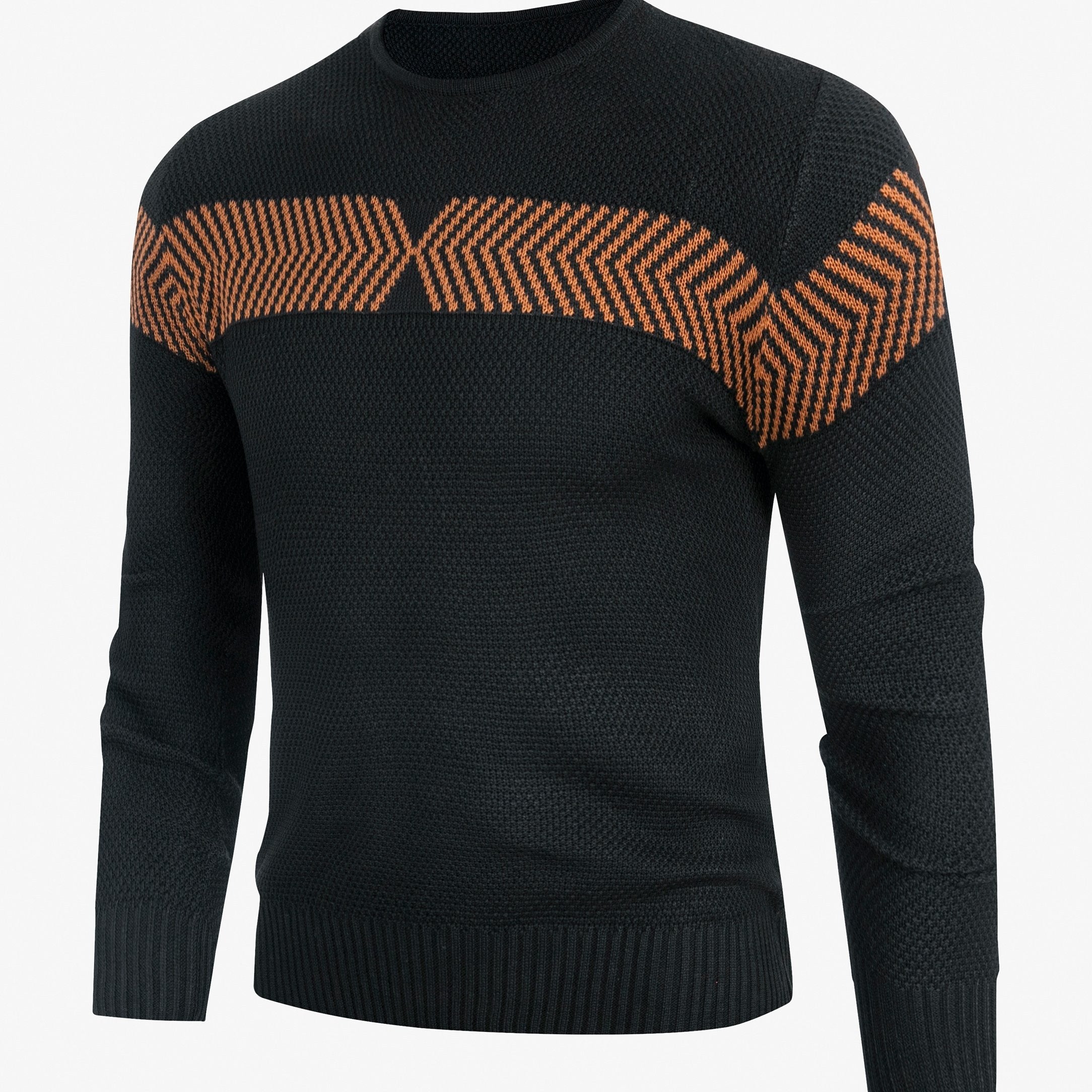 Men's Knit Sweater Long Sleeve Casual Pullover