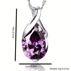 Rhinestone Pendant Necklace for Girls