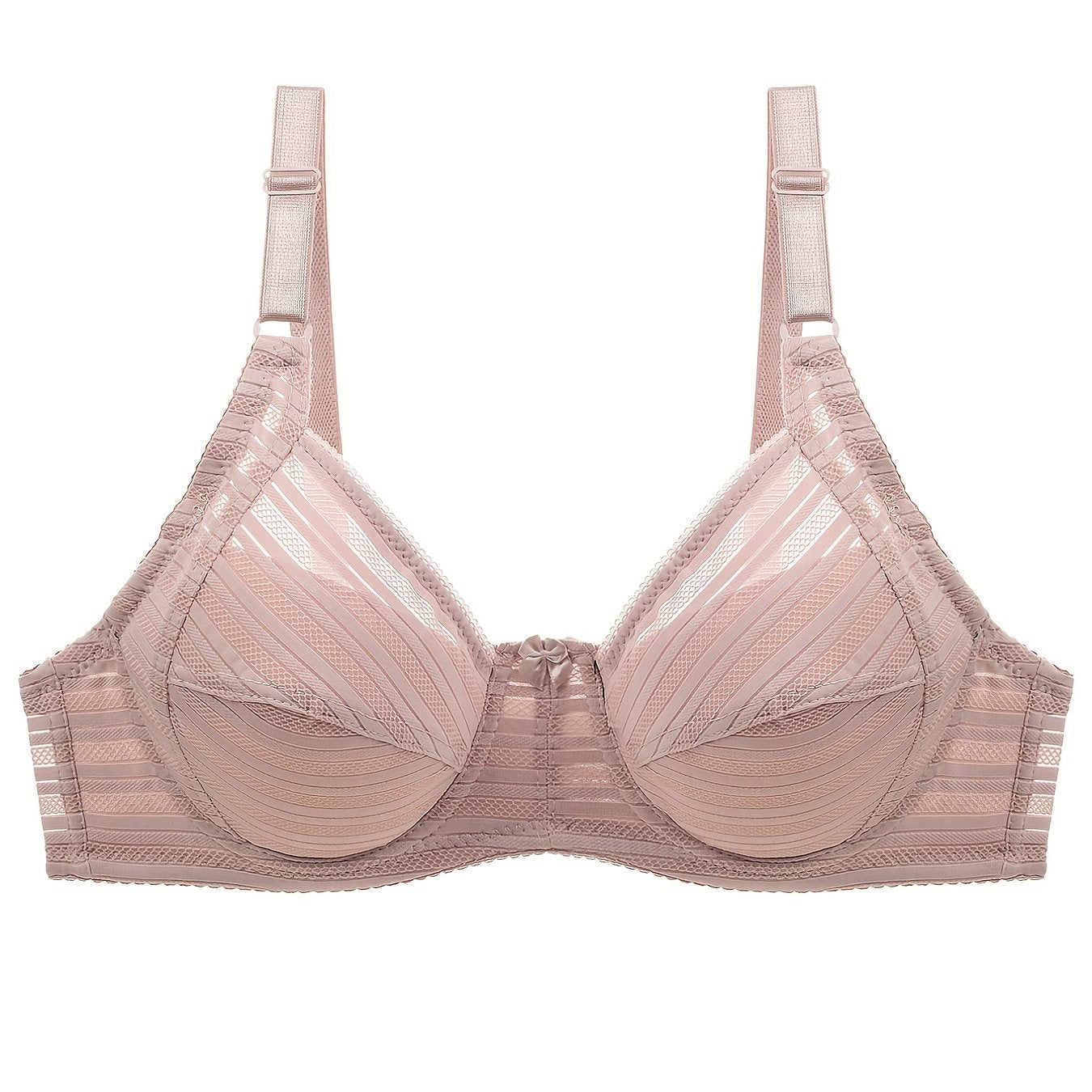 Solid Push Up Bra Comfy & Breathable Everyday Bra Women's Lingerie