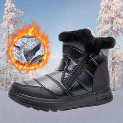 Women's Waterproof Snow Boots Non slip Winter Warm Hiking Boots
