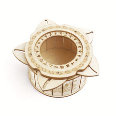 DIY Wooden Puzzle Box 3D Mechanical Model Kit Brain Teaser Toy