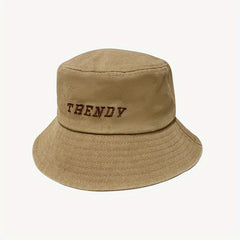 Embroidery Unisex Bucket Hat Lightweight Couple Basin Hat