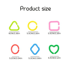 Geometric Chain Buckle Building Toy Set of 35 Educational Gift for Kids