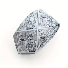 Cartoon Characters Jacquard Hand tied Tie for Men