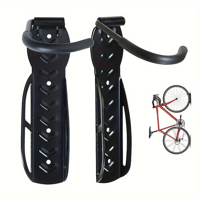 Garage Wall Bike Hooks Organizer - Vertical Storage Racks