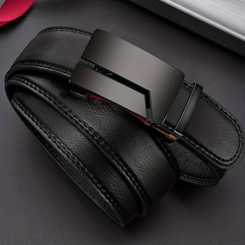 Men's Automatic Buckle Business Belt