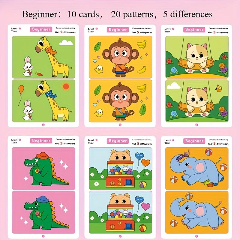 Focus Training Coloring Book Monkey Illustrations with Erasable Markers