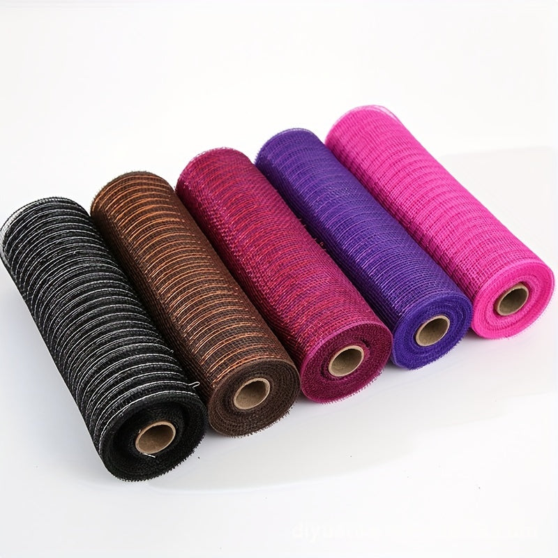 10 Yard Golden Wire Mesh Party Decoration Ribbon Roll