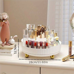 360-Degree Rotating Makeup Organizer Large Capacity for Vanity Bathroom Kitchen