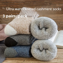 Men's Coldproof Wool Thermal Cashmere Mid calf Socks