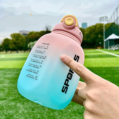 1600ml Large Capacity Bucket Bottle Portable Water Cup For Outdoor Sports