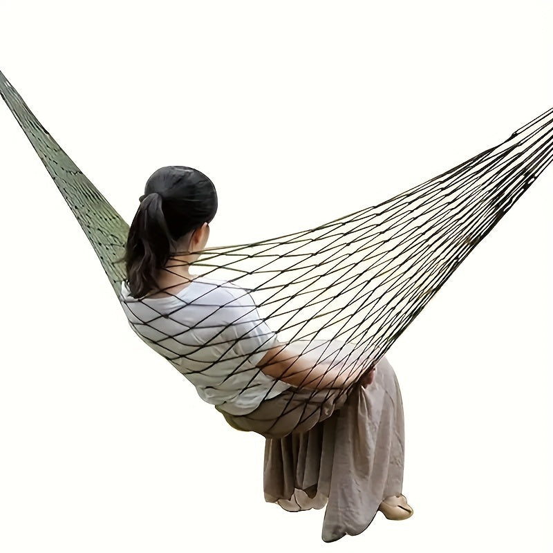 Portable Hammock with Mesh Rope for Camping and Travel