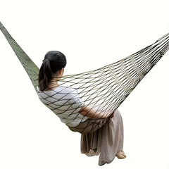 Portable Hammock with Mesh Rope for Camping and Travel