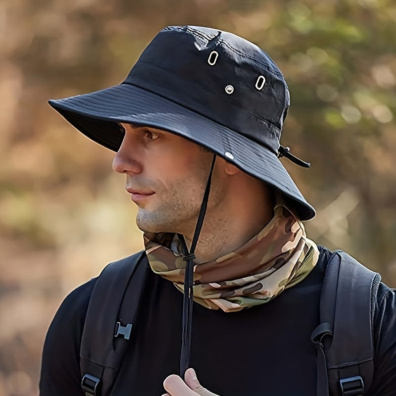 Men's Breathable Fisherman Hat Outdoor Sun Hat